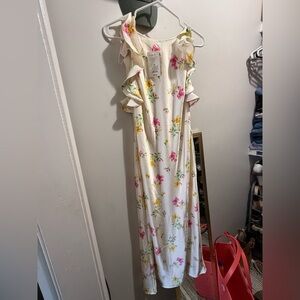 Floral Ruffle Maxi Dress a new day small